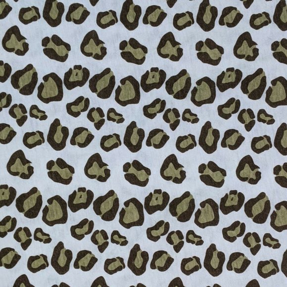 Kirra Sleeveless Top Tank Layering Leopard Print Brown Tan Women’s Size Large - Picture 3 of 4